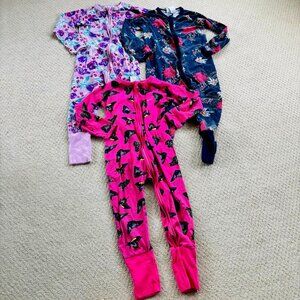 Bonds Wondersuit floral and butterfly pajama bundle